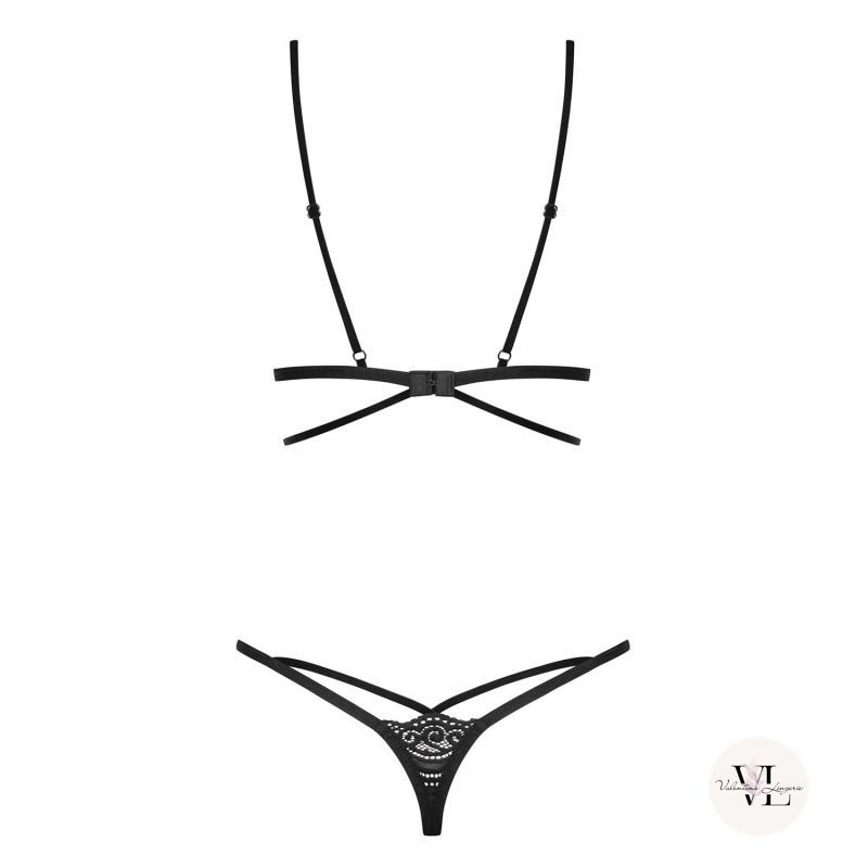 Ensemble Sexy Diyosa Noir Valentina Lingerie